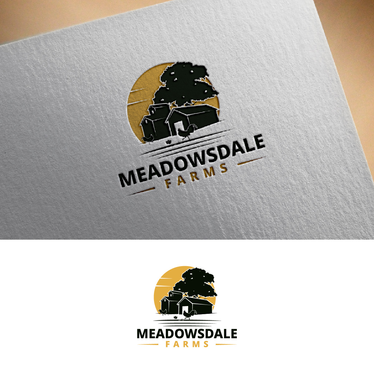Logo Design by fly  design for Meadowsdale Farms LLC | Design #33043553