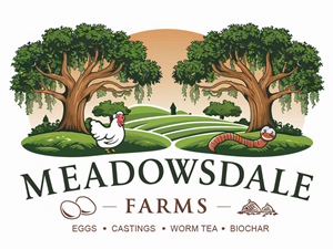 Meadowsdale Farms Logo with memorable image