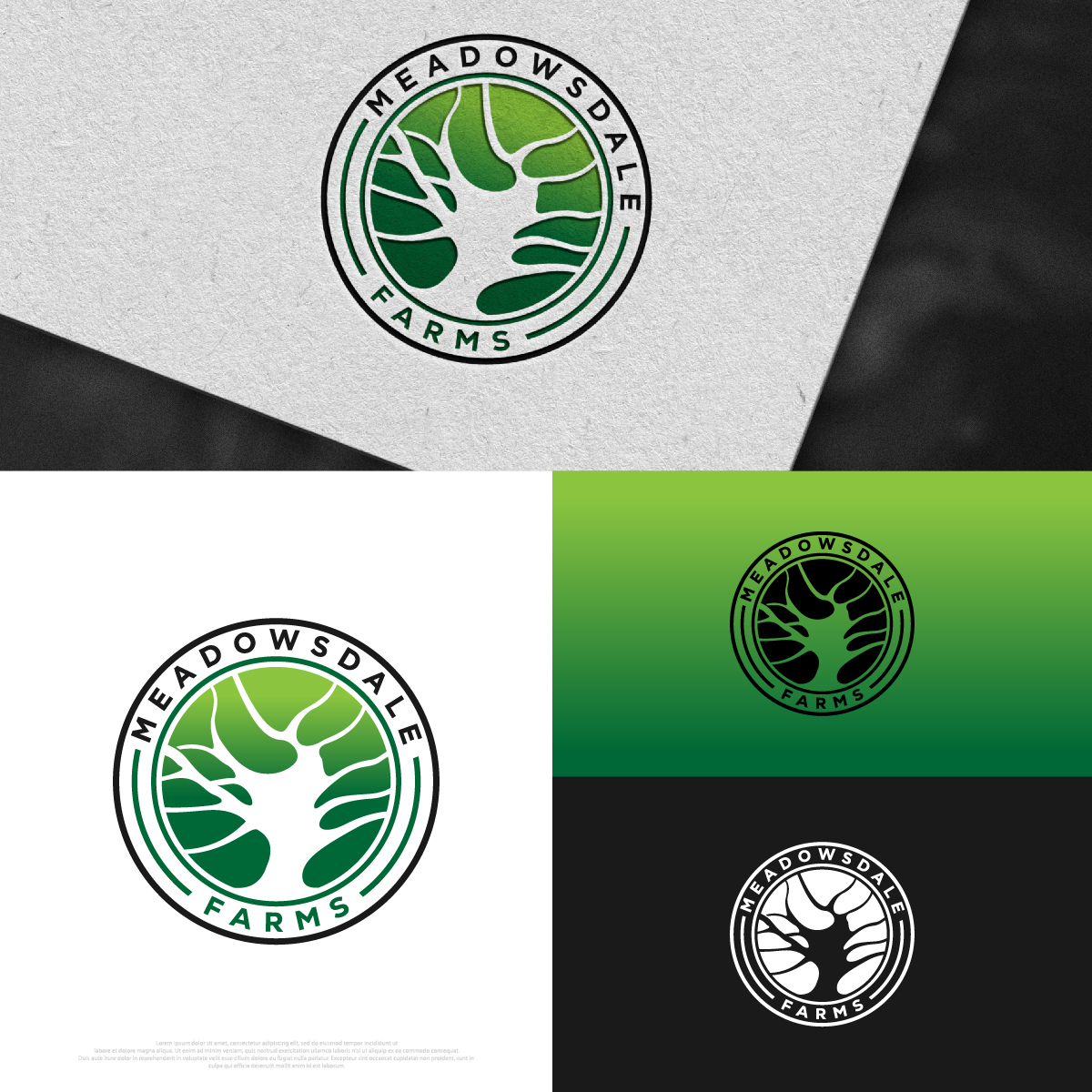 Logo Design by DesignLima for Meadowsdale Farms LLC | Design #33044796