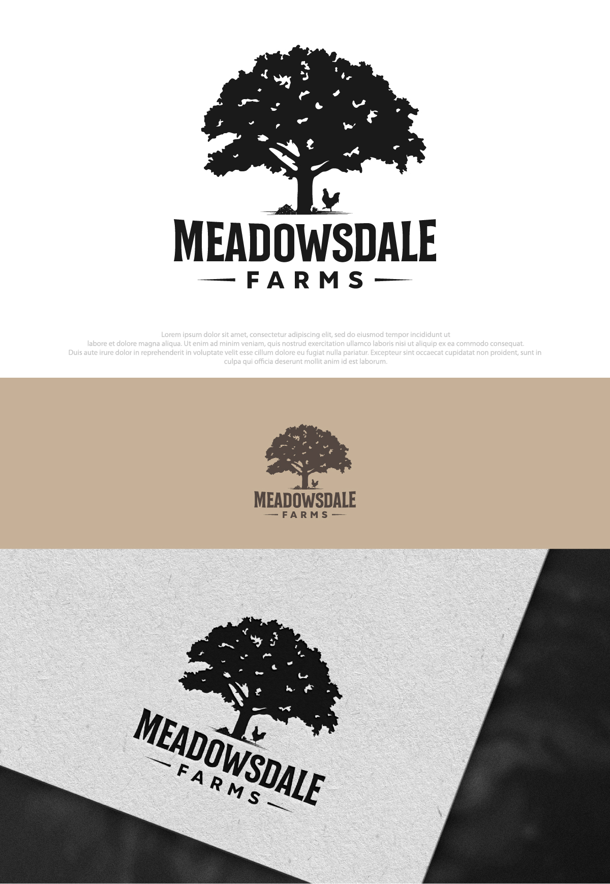 Logo Design by DesignLima for Meadowsdale Farms LLC | Design #33044798
