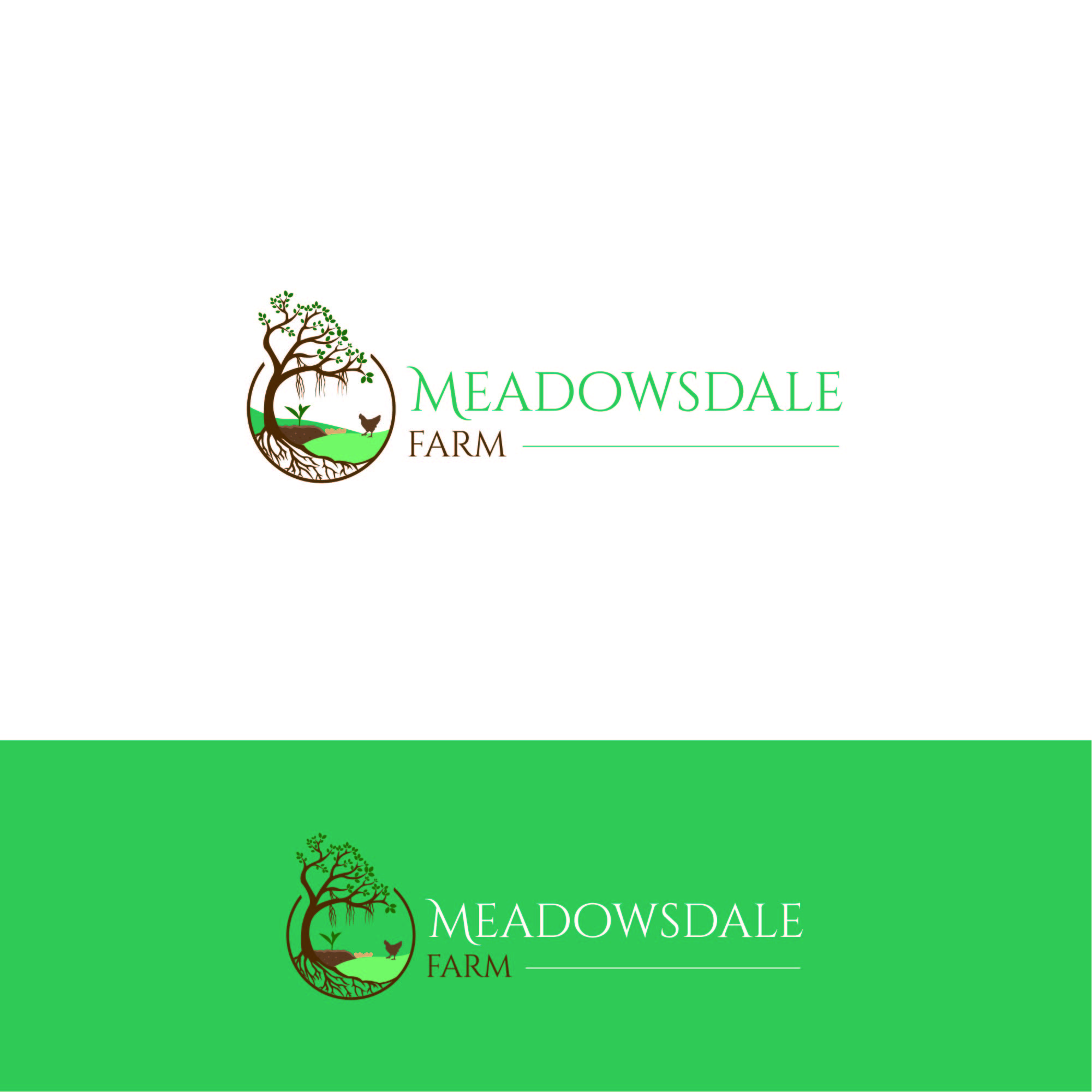 Logo Design by Maxo-Biz for Meadowsdale Farms LLC | Design #33069874