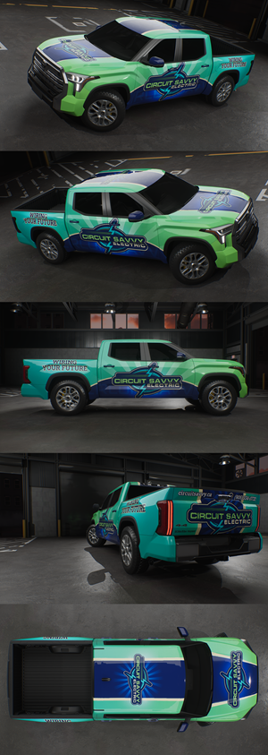 CSE Truck Wrap for Toyota tundra