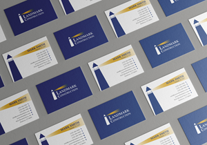 Business Card Design by Sun Moon Graphic Designer for Landmark Construction | Design: #33042732