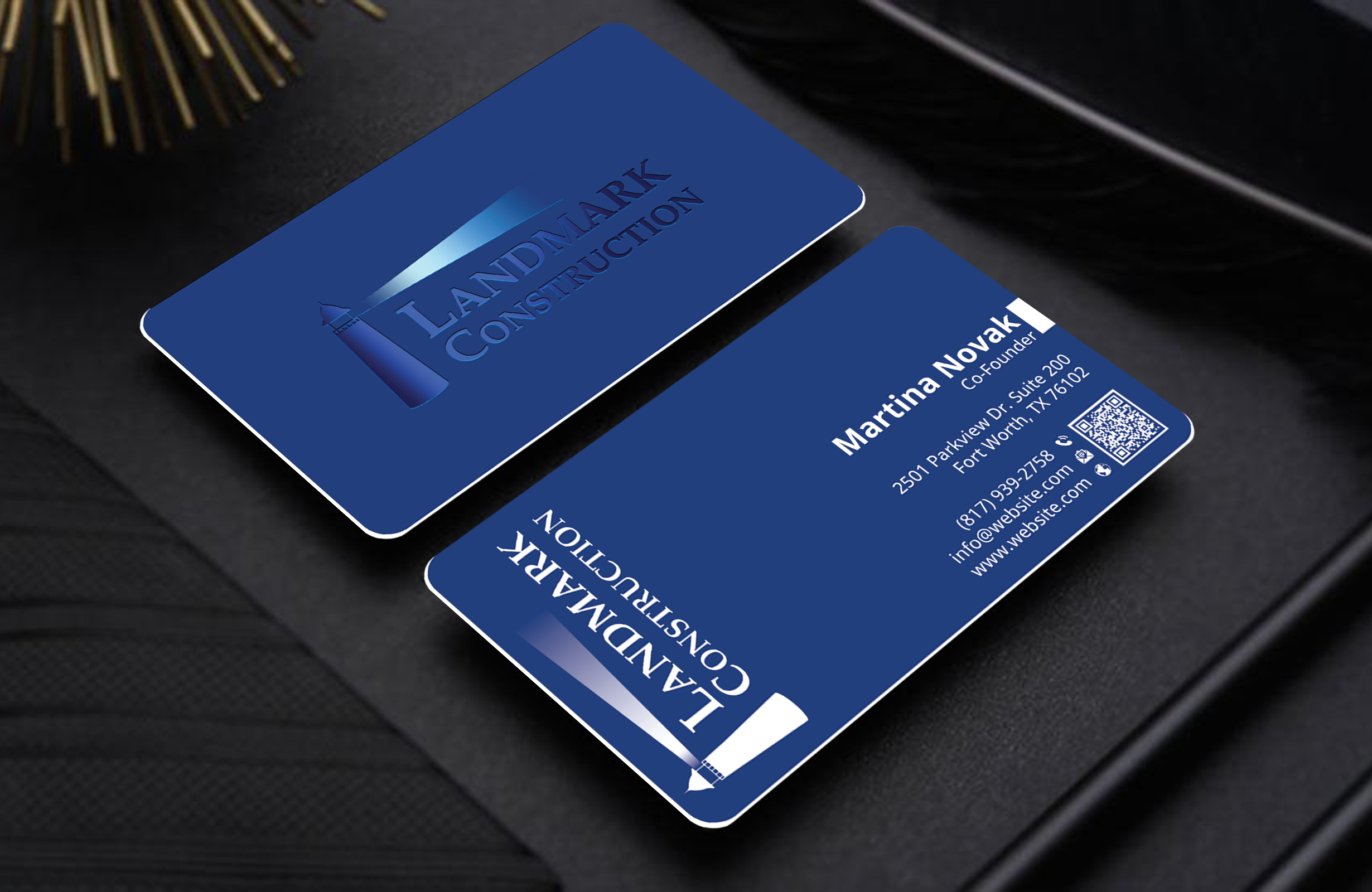 Diseño de Tarjeta de Presentación por DesignerShahadat para Landmark Construction | Diseño #33048925