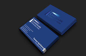 Business Card Design by DesignerShahadat for Landmark Construction | Design: #33049330