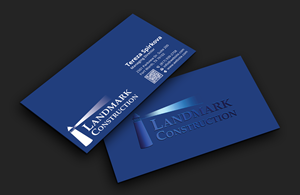 Business Card Design by DesignerShahadat for Landmark Construction | Design: #33049333