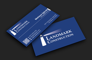 Business Card Design by DesignerShahadat for Landmark Construction | Design: #33049390