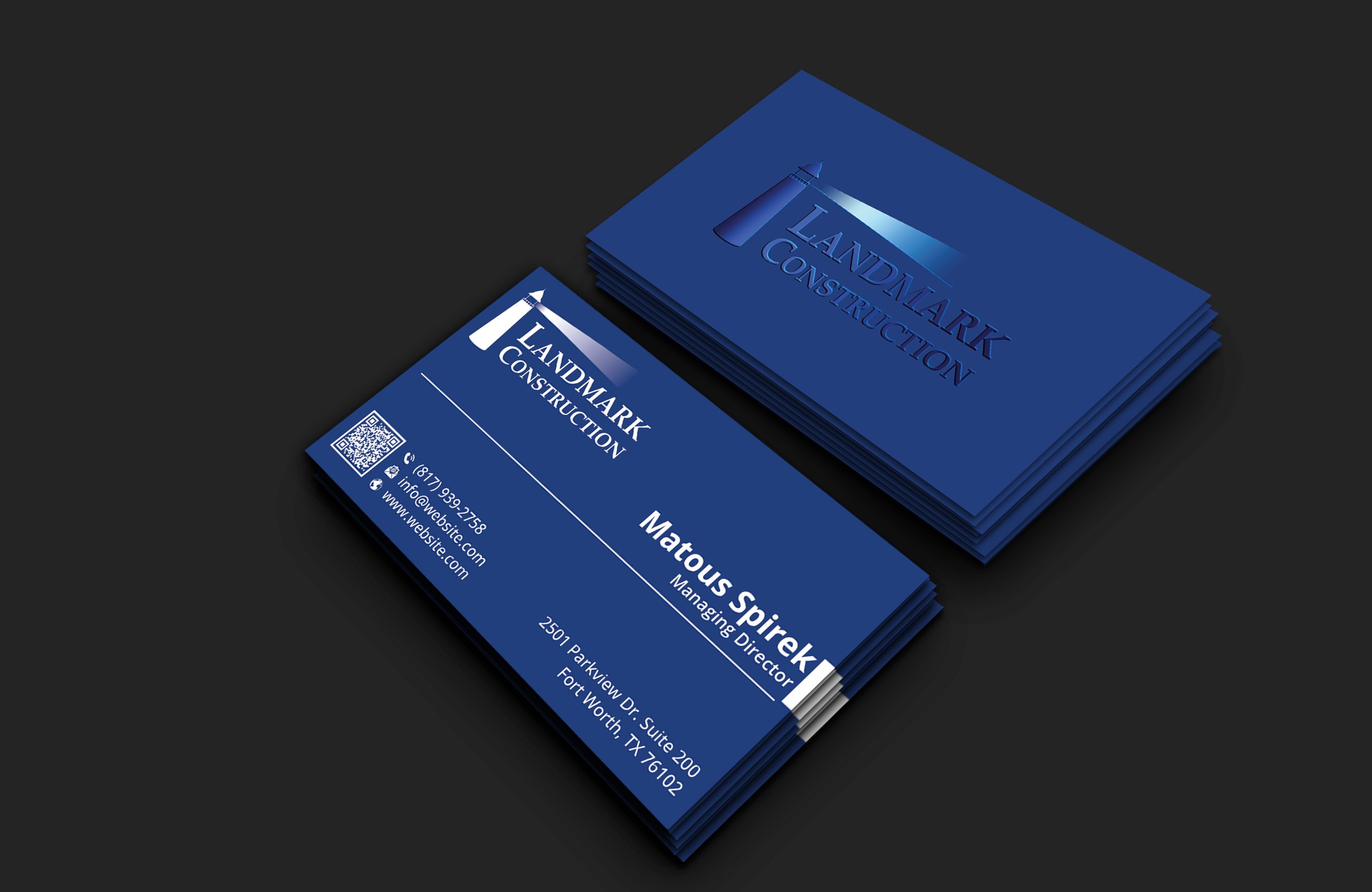 Diseño de Tarjeta de Presentación por DesignerShahadat para Landmark Construction | Diseño #33049391