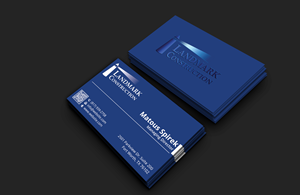 Business Card Design by DesignerShahadat for Landmark Construction | Design: #33049391