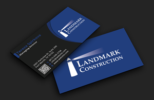 Business Card Design by DesignerShahadat for Landmark Construction | Design: #33049500