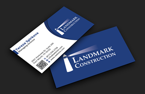 Business Card Design by DesignerShahadat for Landmark Construction | Design: #33049507
