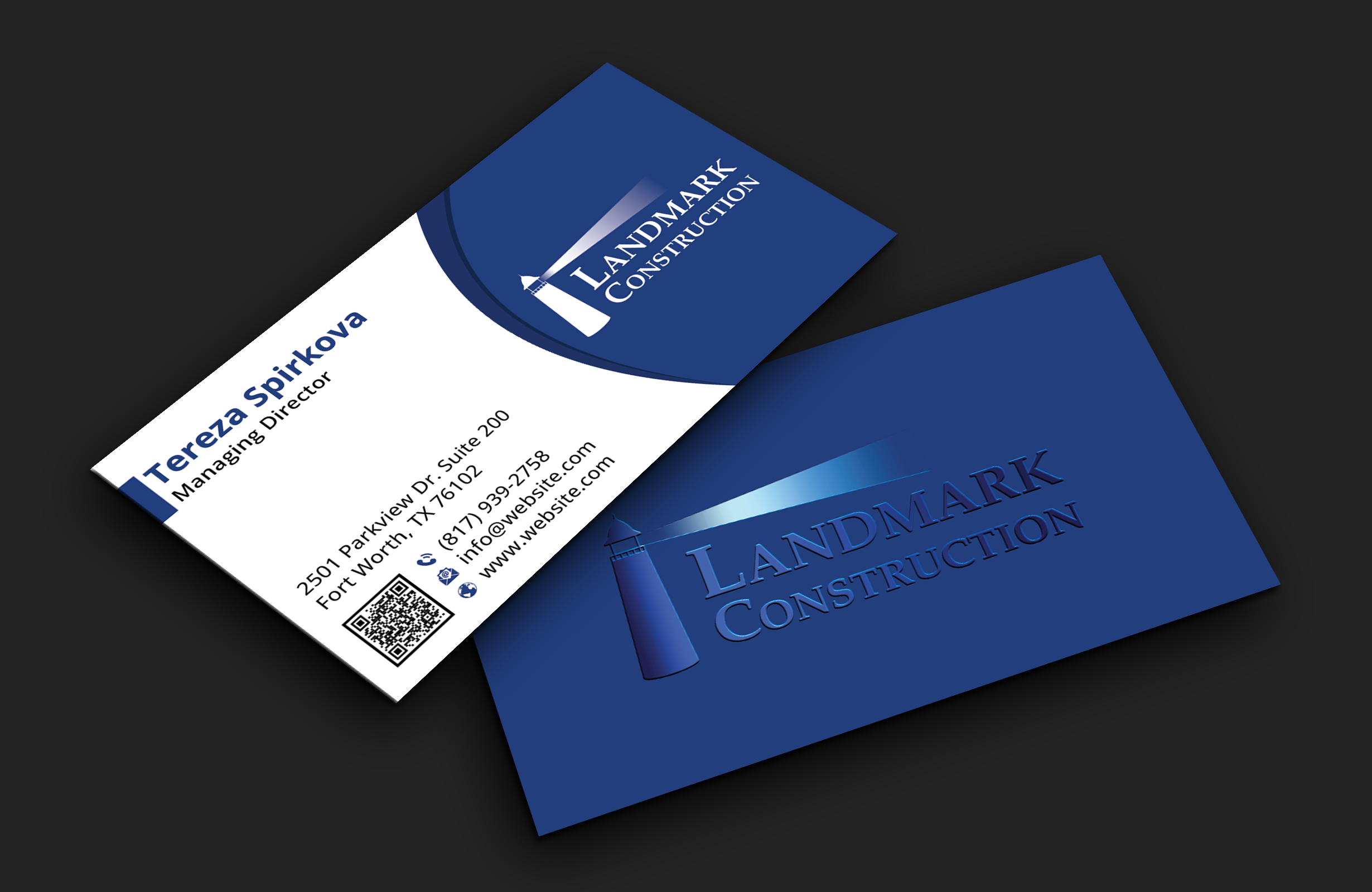 Diseño de Tarjeta de Presentación por DesignerShahadat para Landmark Construction | Diseño #33049509