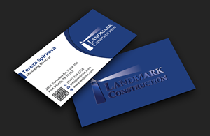 Business Card Design by DesignerShahadat for Landmark Construction | Design: #33049512