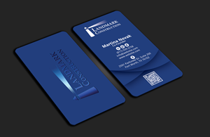 Business Card Design by DesignerShahadat for Landmark Construction | Design: #33049513