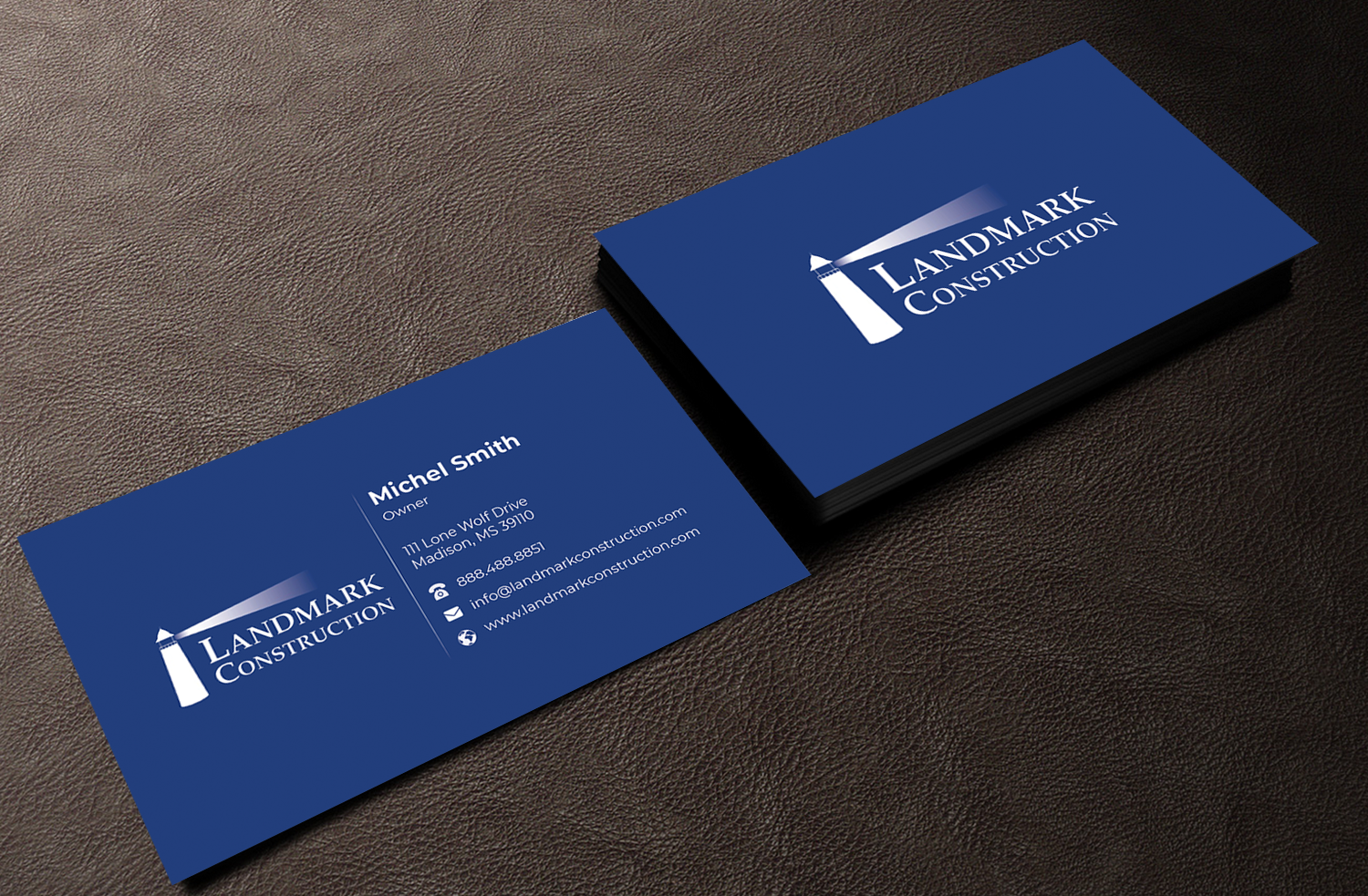 Business Card Design by Innovative Graphix for Landmark Construction | Design #33045023