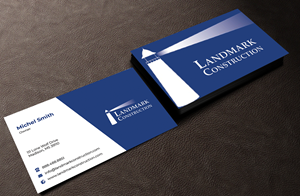 Business Card Design by Innovative Graphix for Landmark Construction | Design: #33047827