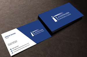 Business Card Design by Innovative Graphix for Landmark Construction | Design: #33047828