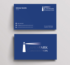 Business Card Design by Innovative Graphix for Landmark Construction | Design: #33047835