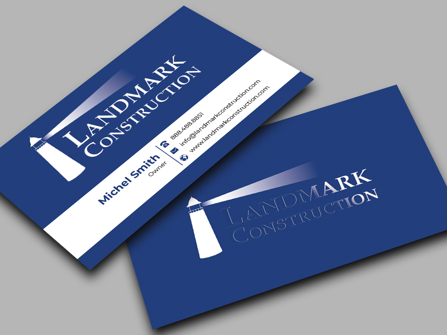 Design de Carte de Visite par Innovative Graphix pour Landmark Construction | Design #33047898