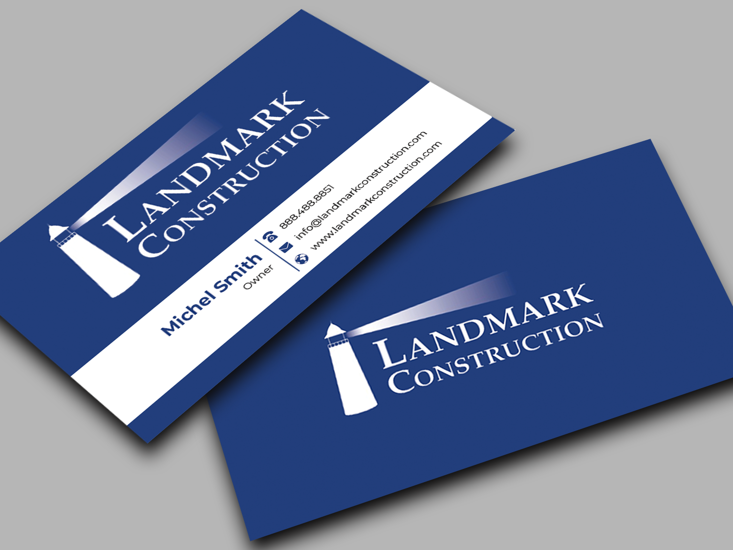 Design de Carte de Visite par Innovative Graphix pour Landmark Construction | Design #33047899