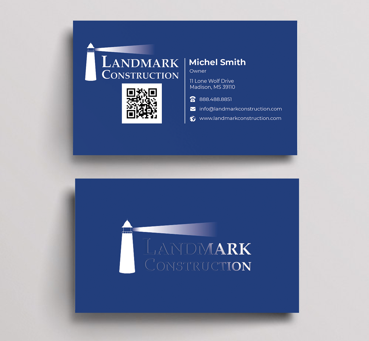 Design de Carte de Visite par Innovative Graphix pour Landmark Construction | Design #33047932