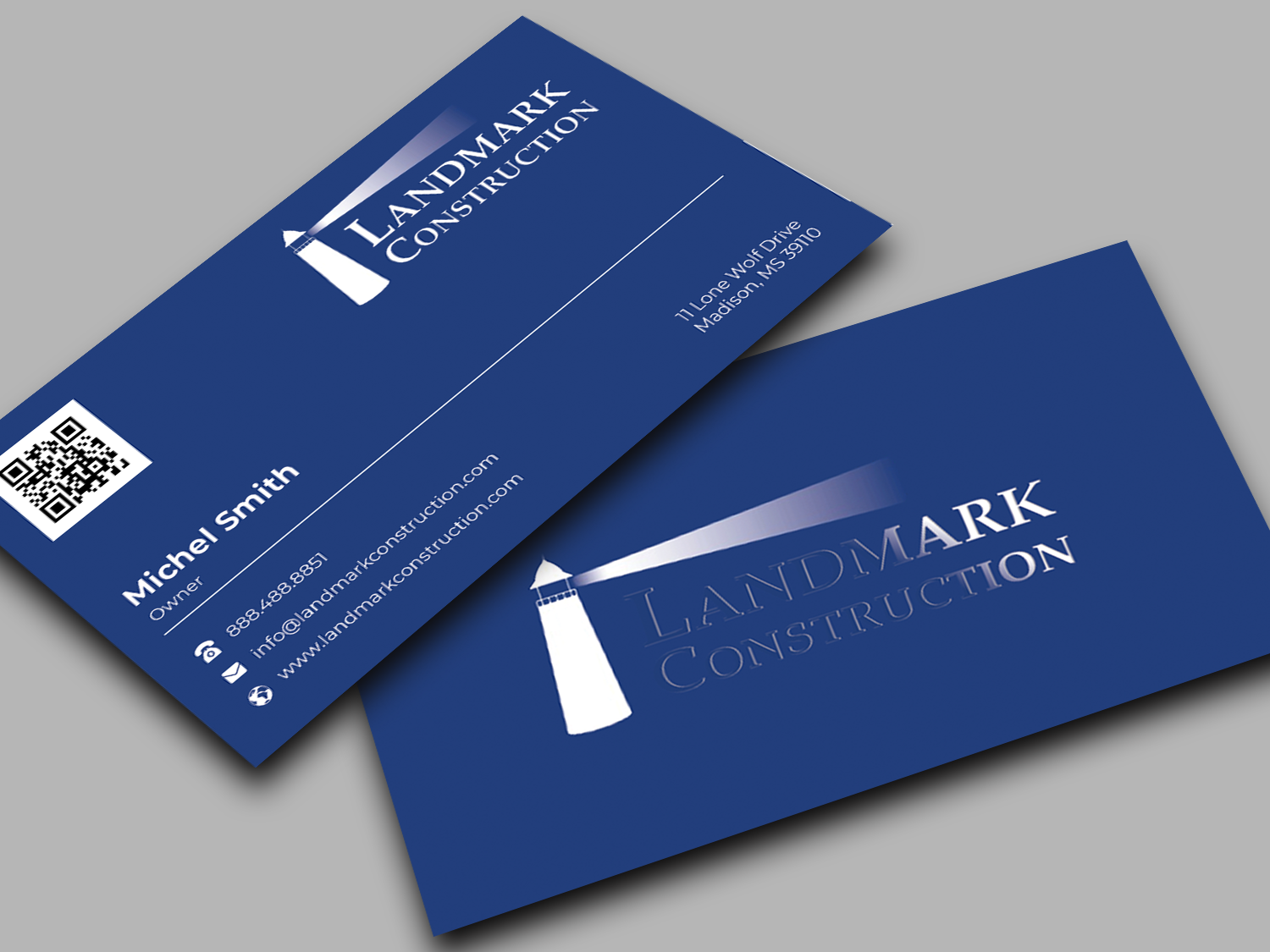Design de Carte de Visite par Innovative Graphix pour Landmark Construction | Design #33047942