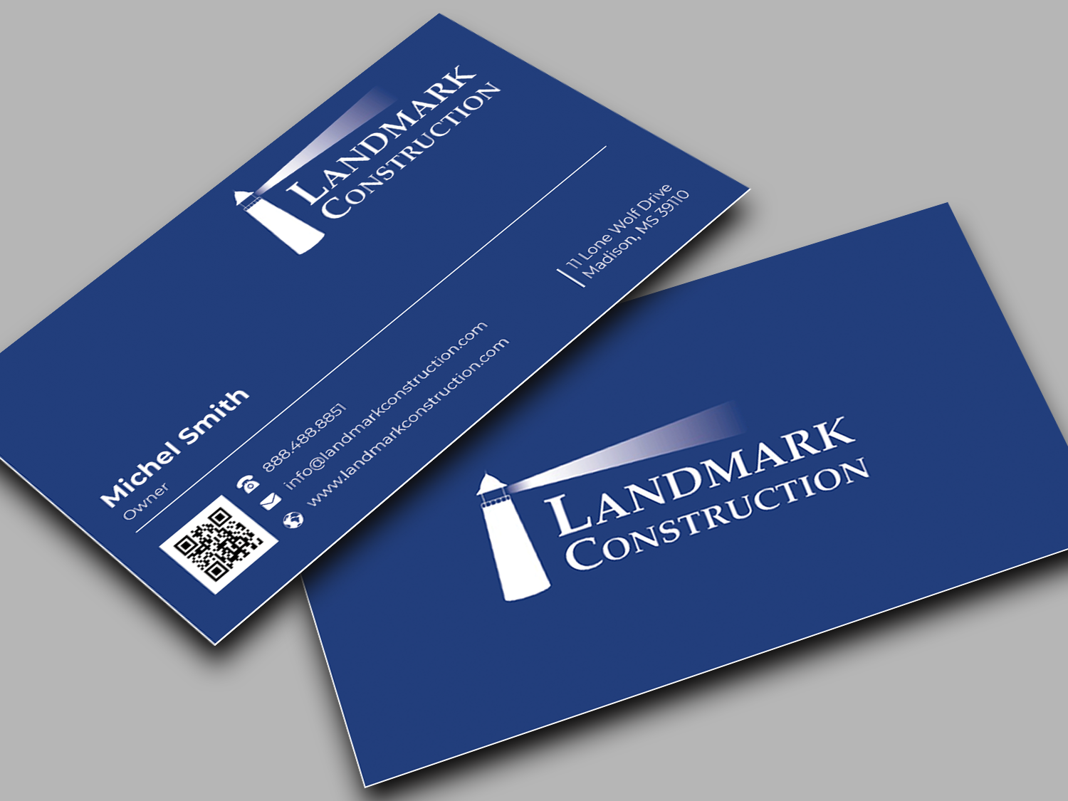 Design de Carte de Visite par Innovative Graphix pour Landmark Construction | Design #33047943