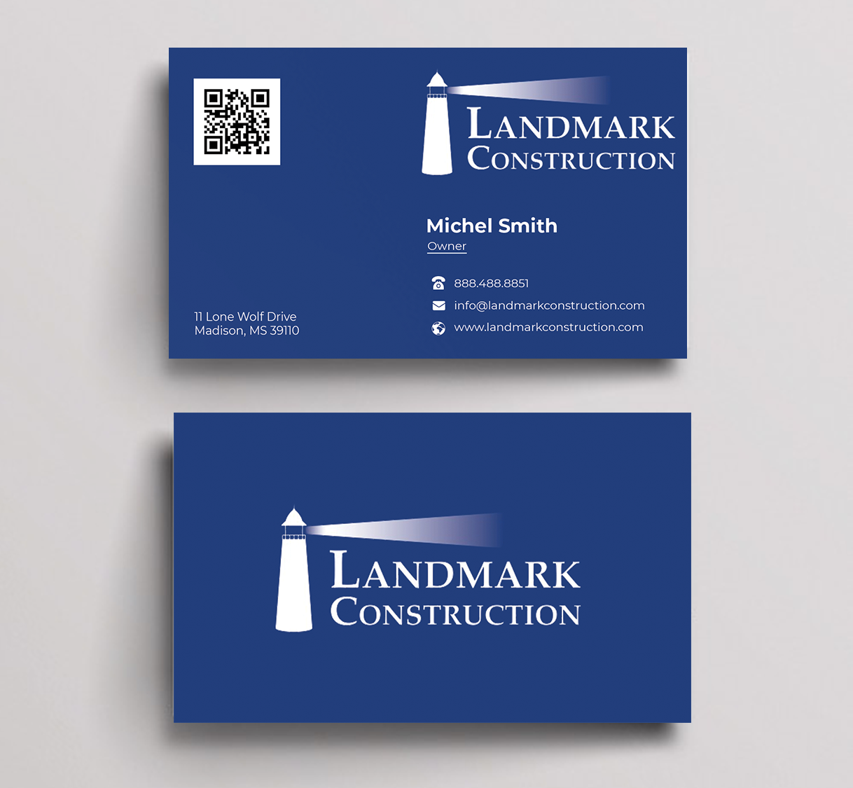Design de Carte de Visite par Innovative Graphix pour Landmark Construction | Design #33047992