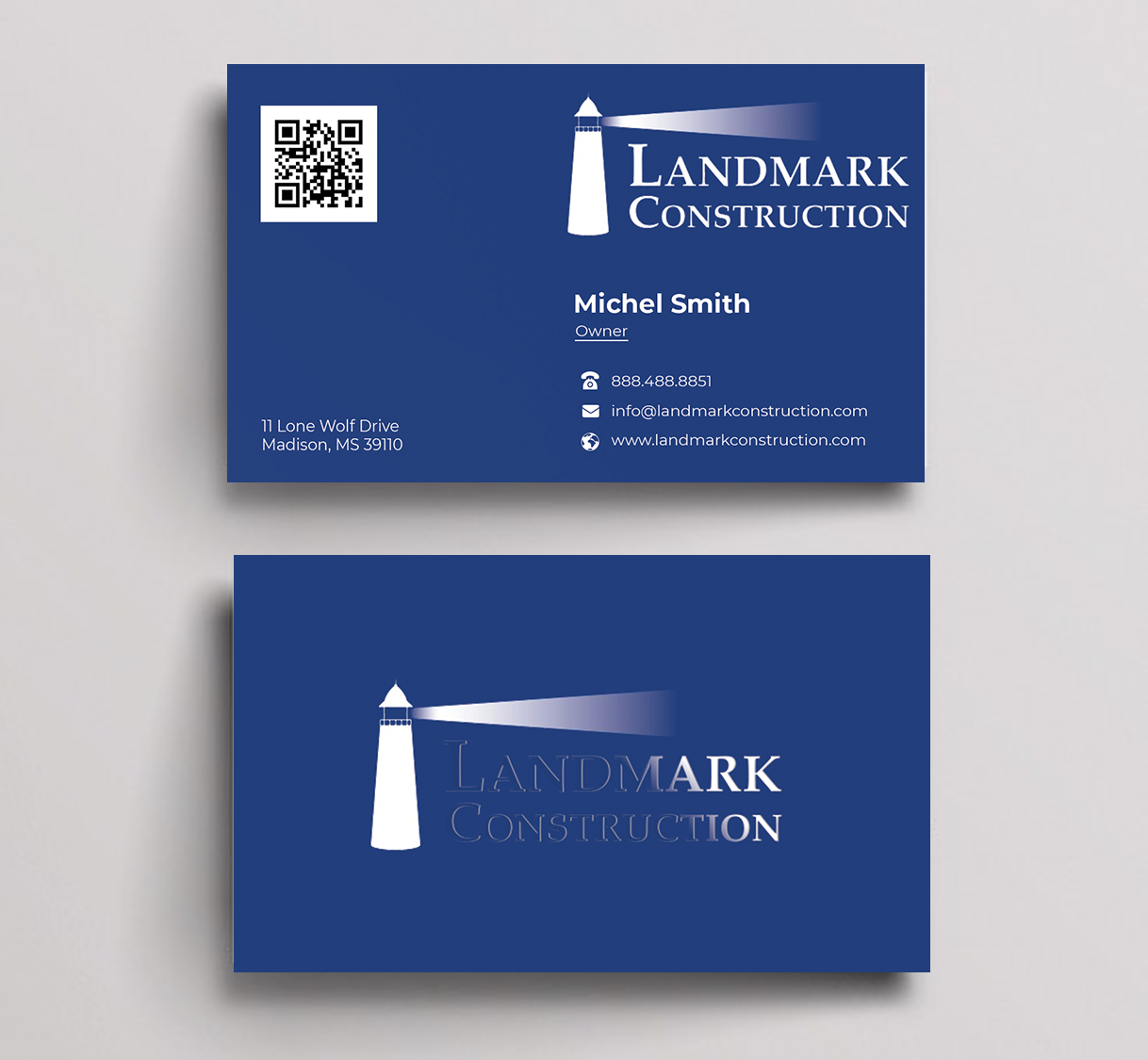 Design de Carte de Visite par Innovative Graphix pour Landmark Construction | Design #33047993