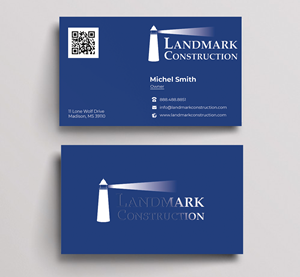 Diseño de Tarjeta de Presentación por Innovative Graphix para Landmark Construction | Diseño: #33047993