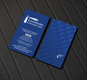 Design de Carte de Visite par Creations Box 2015 pour Landmark Construction | Design : #33043061