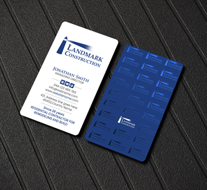 Business Card Design by Creations Box 2015 for Landmark Construction | Design: #33043063