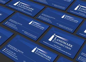 Business Card Design by Creations Box 2015 for Landmark Construction | Design: #33043066