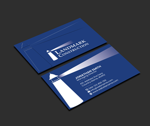 Business Card Design by Creations Box 2015 for Landmark Construction | Design: #33043078