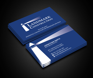 Business Card Design by Creations Box 2015 for Landmark Construction | Design: #33043079