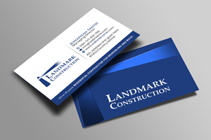 Business Card Design by Creations Box 2015 for Landmark Construction | Design: #33043080