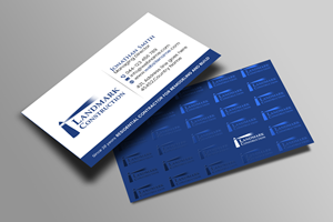 Business Card Design by Creations Box 2015 for Landmark Construction | Design: #33043081
