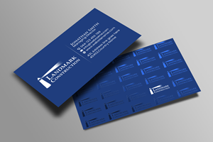 Business Card Design by Creations Box 2015 for Landmark Construction | Design: #33043082