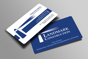 Business Card Design by Creations Box 2015 for Landmark Construction | Design: #33043085