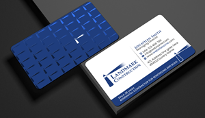 Business Card Design by Creations Box 2015 for Landmark Construction | Design: #33043181