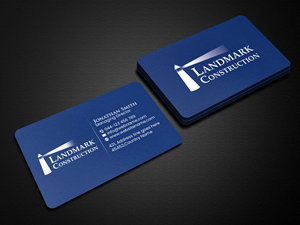 Business Card Design by Creations Box 2015 for Landmark Construction | Design: #33043182