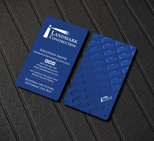Design de Carte de Visite par Creations Box 2015 pour Landmark Construction | Design : #33049415