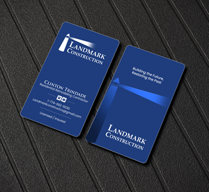 Business Card Design by Creations Box 2015 for Landmark Construction | Design: #33055384
