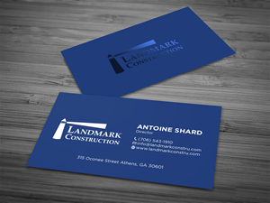Business Card Design by Tripti Ranjan Gain for Landmark Construction | Design: #33043996