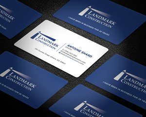 Business Card Design by Tripti Ranjan Gain for Landmark Construction | Design: #33043998