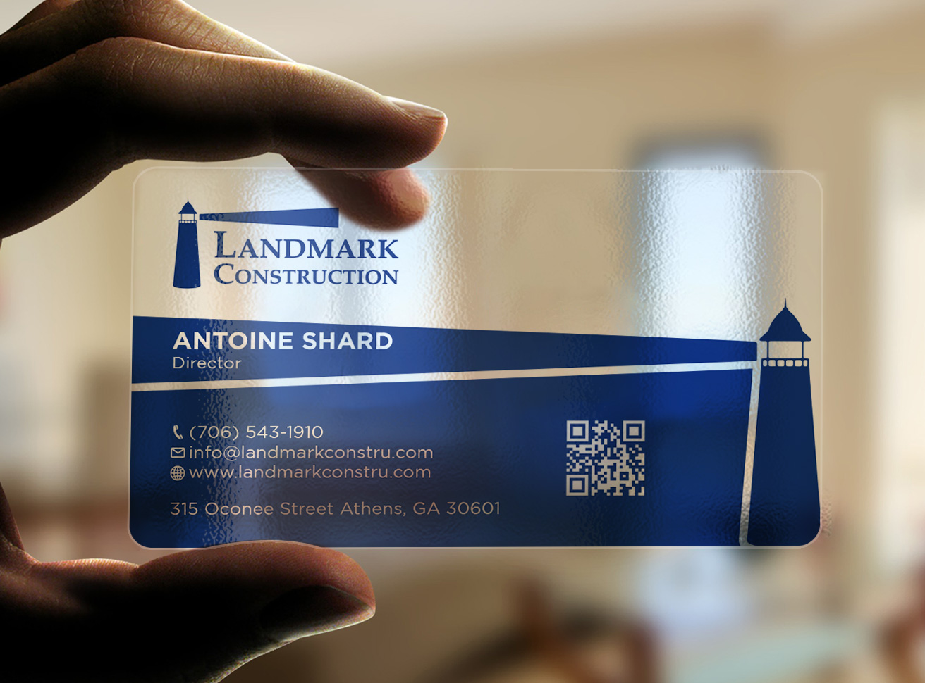 Business Card Design by Tripti Ranjan Gain for Landmark Construction | Design #33044041