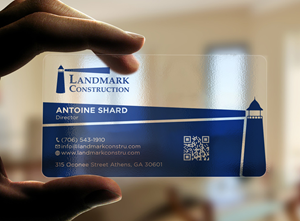Business Card Design by Tripti Ranjan Gain for Landmark Construction | Design: #33044041