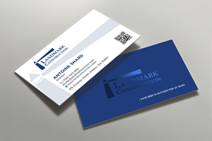 Business Card Design by Tripti Ranjan Gain for Landmark Construction | Design: #33044051