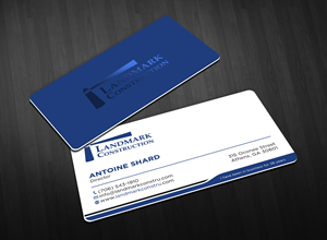 Business Card Design by Tripti Ranjan Gain for Landmark Construction | Design: #33044055