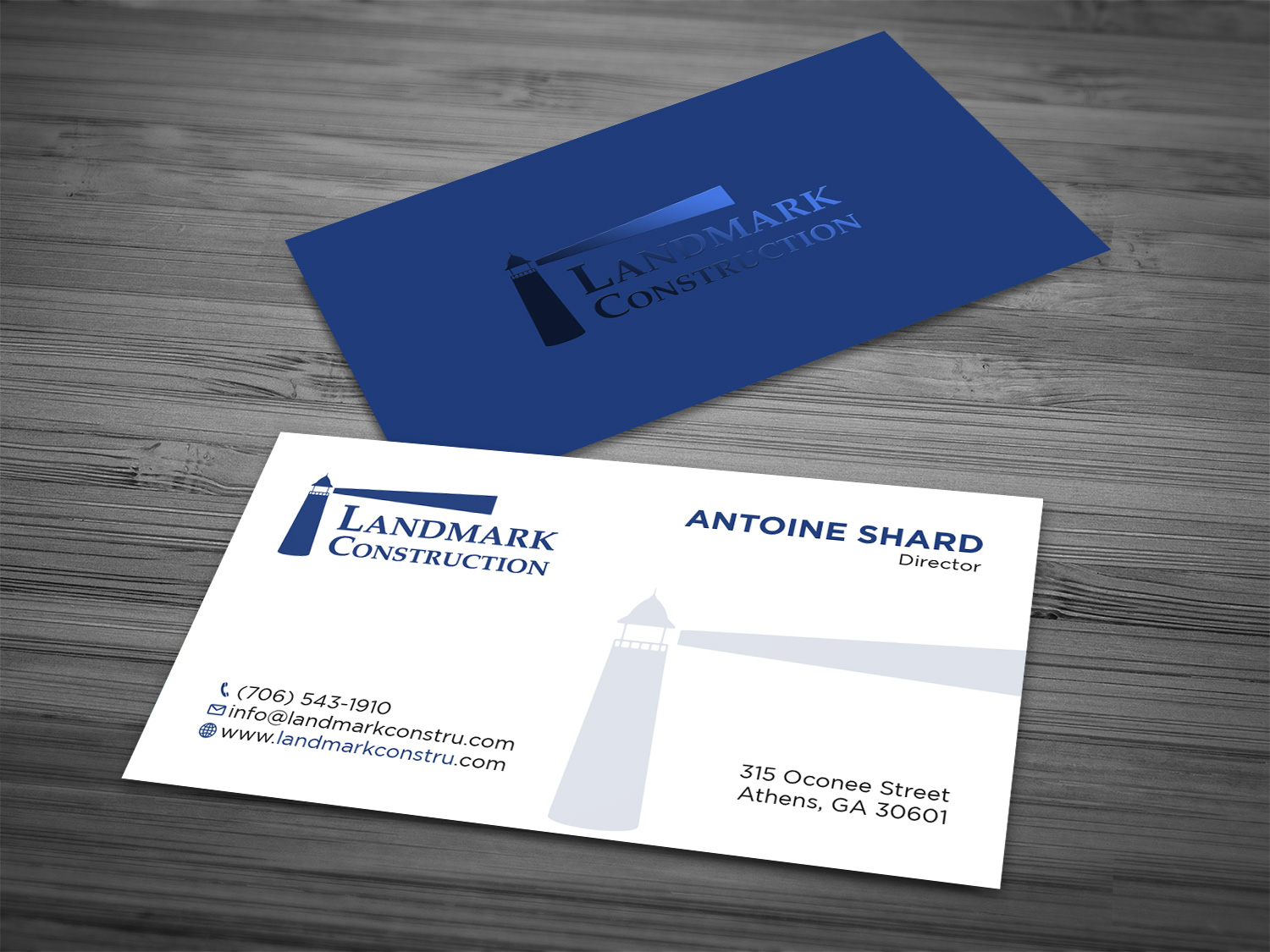 Business Card Design by Tripti Ranjan Gain for Landmark Construction | Design #33044057